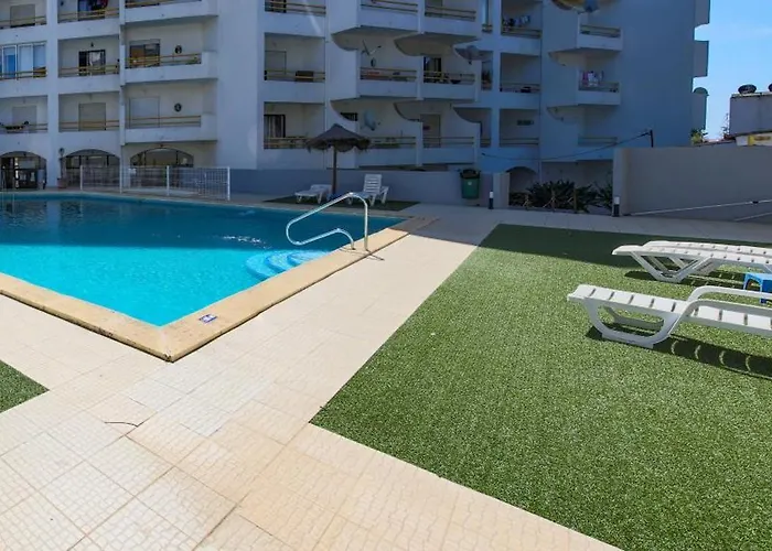 公寓 Go4Portugal - Dinis - Luxe Condo With Pool, Airco, Seaview With Two Balcony