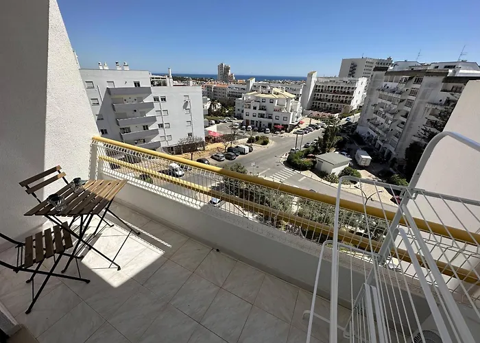 Go4Portugal - Dinis - Luxe Condo With Pool, Airco, Seaview With Two Balcony *